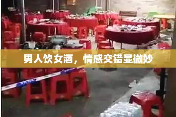 男人饮女酒，情感交错显微妙