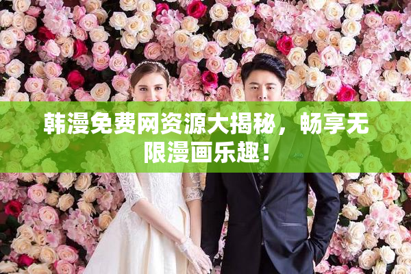 韩漫免费网资源大揭秘，畅享无限漫画乐趣！