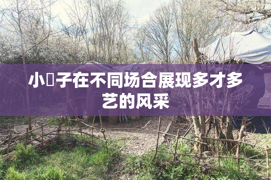 小峓子在不同场合展现多才多艺的风采