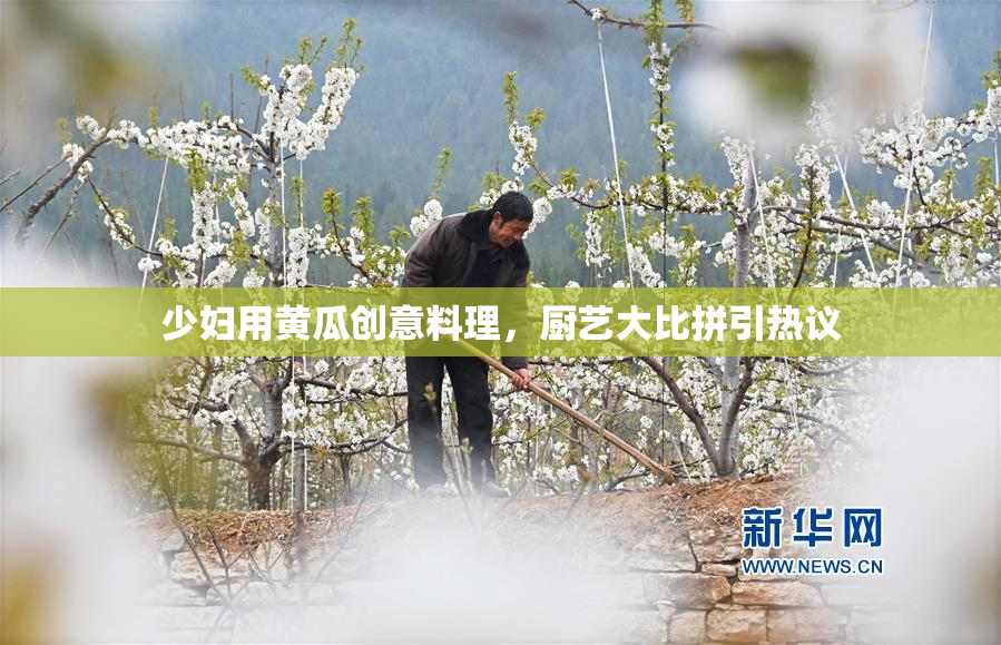 少妇用黄瓜创意料理，厨艺大比拼引热议