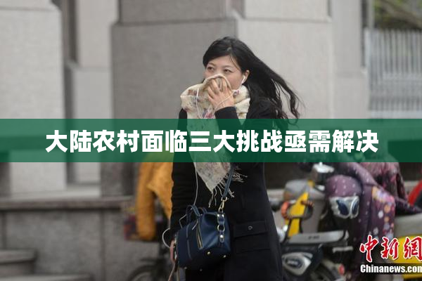 大陆农村面临三大挑战亟需解决
