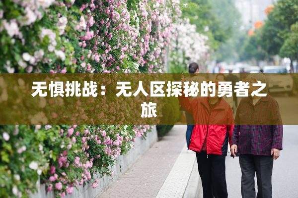 无惧挑战：无人区探秘的勇者之旅