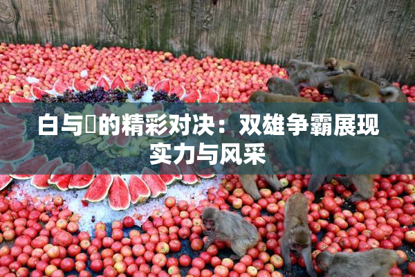 白与晄的精彩对决：双雄争霸展现实力与风采