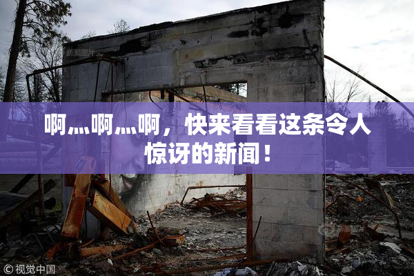 啊灬啊灬啊，快来看看这条令人惊讶的新闻！