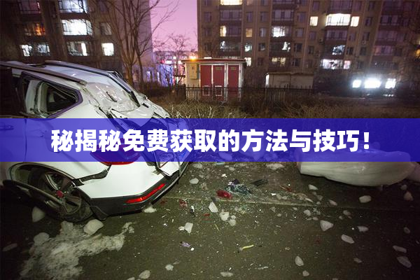 秘揭秘免费获取的方法与技巧！