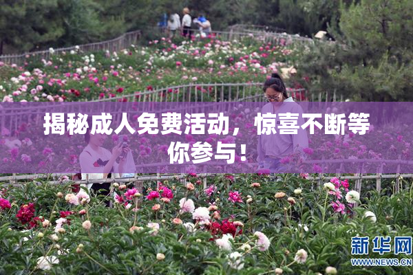 揭秘成人免费活动，惊喜不断等你参与！
