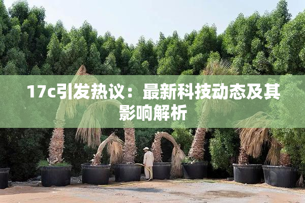 17c引发热议：最新科技动态及其影响解析