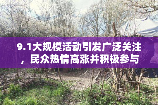 9.1大规模活动引发广泛关注，民众热情高涨并积极参与