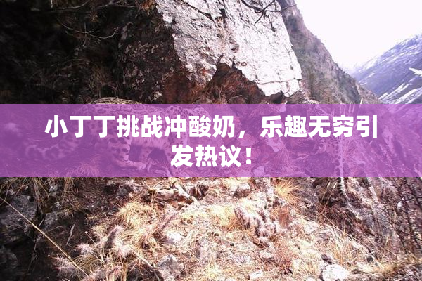 小丁丁挑战冲酸奶，乐趣无穷引发热议！