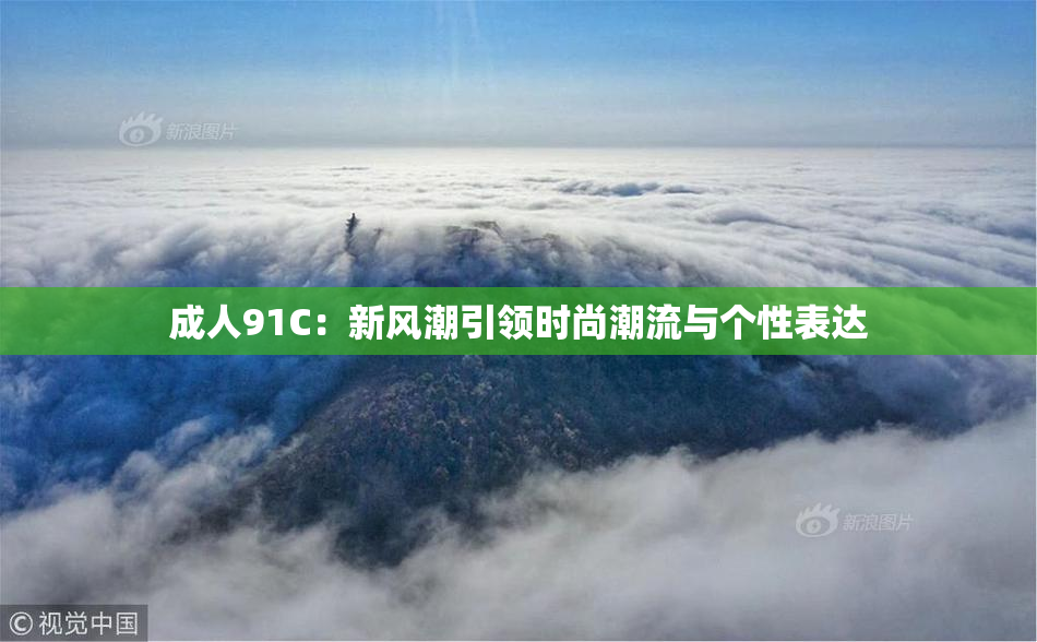 成人91C：新风潮引领时尚潮流与个性表达