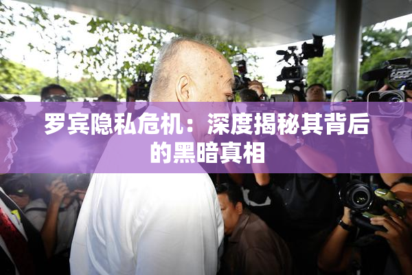 罗宾隐私危机：深度揭秘其背后的黑暗真相