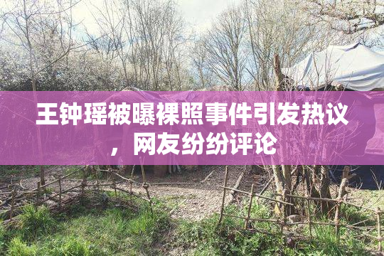 王钟瑶被曝裸照事件引发热议，网友纷纷评论