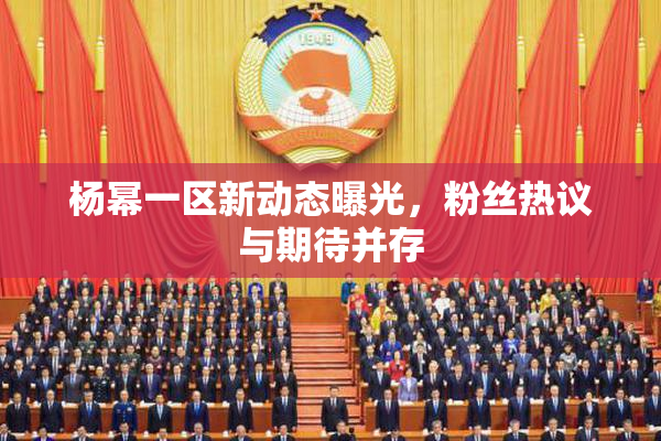 杨幂一区新动态曝光，粉丝热议与期待并存
