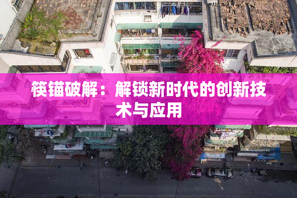 筷锚破解：解锁新时代的创新技术与应用