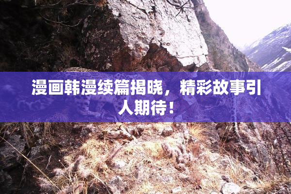 漫画韩漫续篇揭晓，精彩故事引人期待！