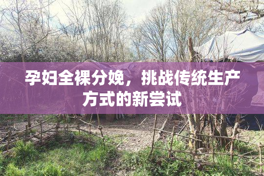 孕妇全裸分娩，挑战传统生产方式的新尝试