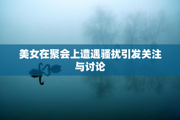 美女在聚会上遭遇骚扰引发关注与讨论
