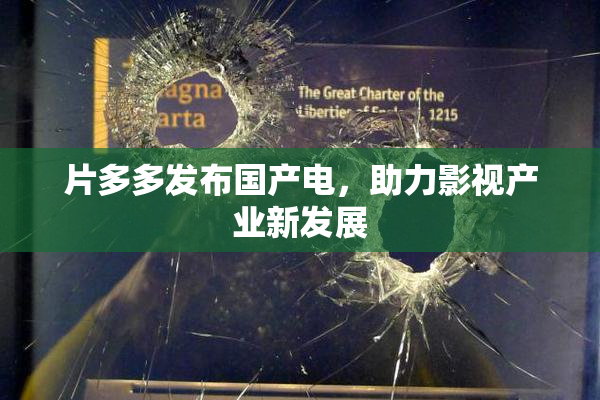 片多多发布国产电，助力影视产业新发展