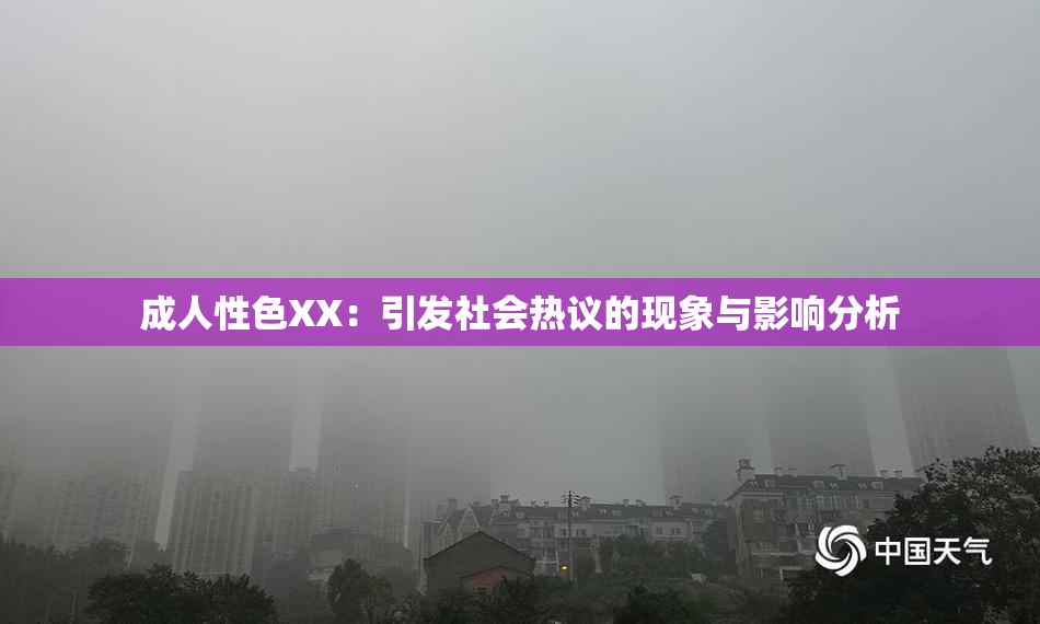 成人性色XX：引发社会热议的现象与影响分析