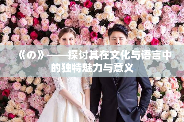 《の》——探讨其在文化与语言中的独特魅力与意义