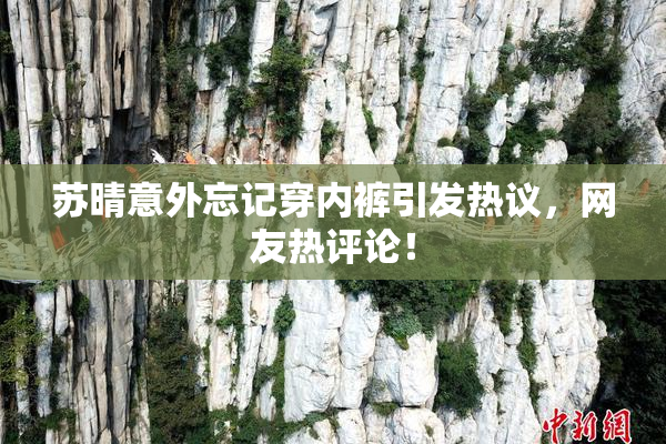 苏晴意外忘记穿内裤引发热议，网友热评论！