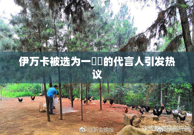 伊万卡被选为一級黃的代言人引发热议
