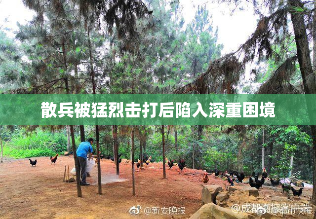 散兵被猛烈击打后陷入深重困境
