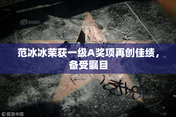 范冰冰荣获一级A奖项再创佳绩，备受瞩目