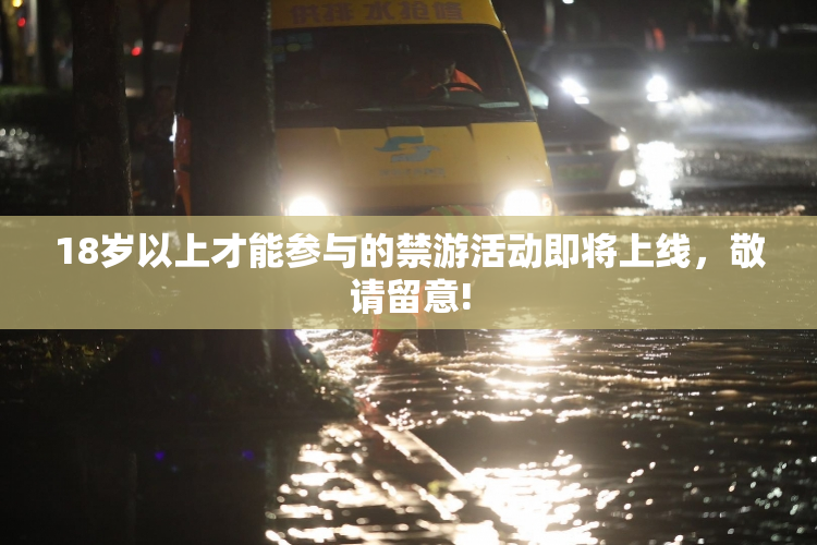 18岁以上才能参与的禁游活动即将上线，敬请留意!