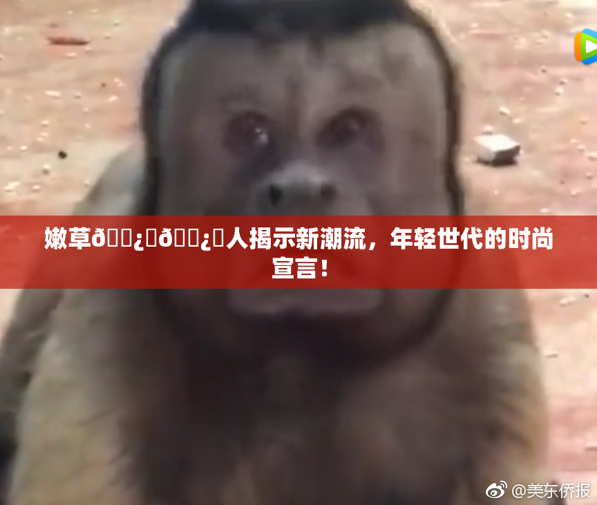 嫩草🌿‌🌿‌人揭示新潮流，年轻世代的时尚宣言！