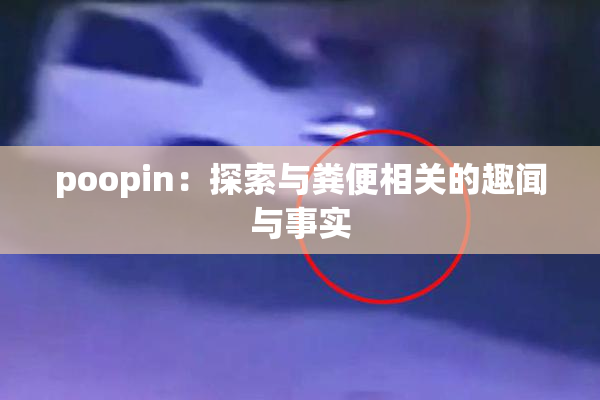 poopin：探索与粪便相关的趣闻与事实