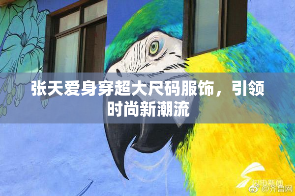 张天爱身穿超大尺码服饰，引领时尚新潮流