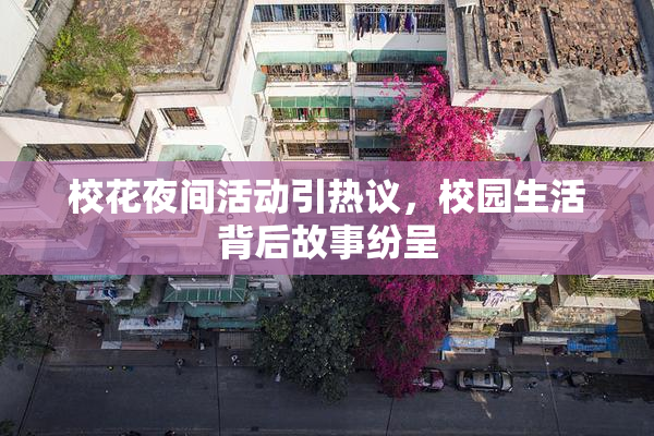 校花夜间活动引热议，校园生活背后故事纷呈
