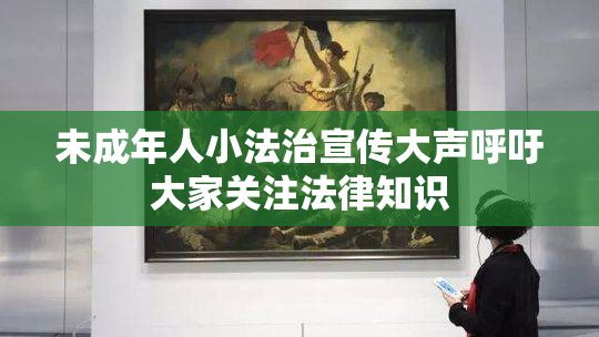 未成年人小法治宣传大声呼吁大家关注法律知识