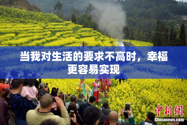当我对生活的要求不高时，幸福更容易实现