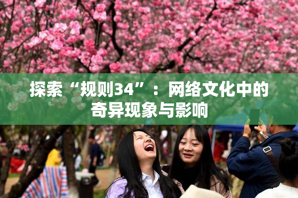 探索“规则34”：网络文化中的奇异现象与影响