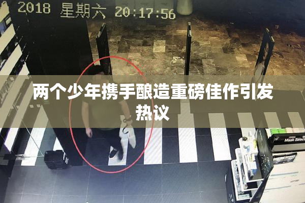 两个少年携手酿造重磅佳作引发热议