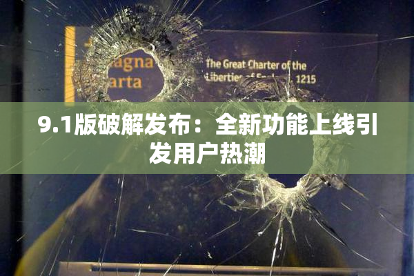 9.1版破解发布：全新功能上线引发用户热潮