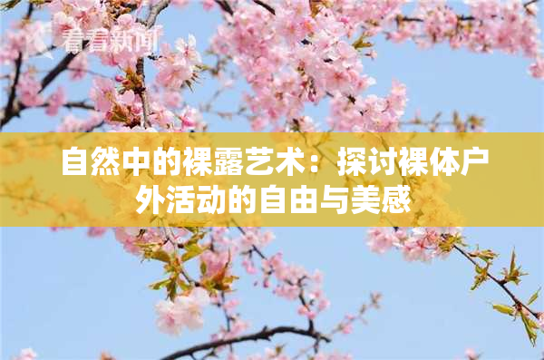 自然中的裸露艺术：探讨裸体户外活动的自由与美感