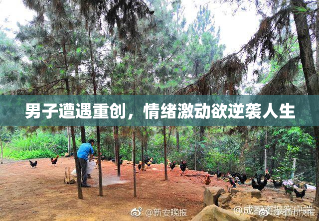 男子遭遇重创，情绪激动欲逆袭人生