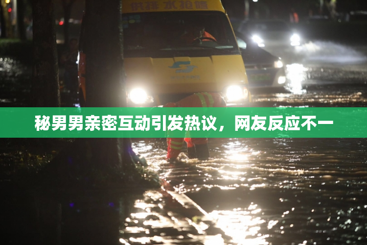秘男男亲密互动引发热议，网友反应不一