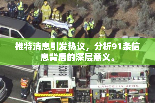 推特消息引发热议，分析91条信息背后的深层意义。