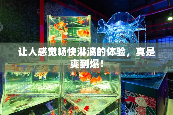 让人感觉畅快淋漓的体验，真是爽到爆！