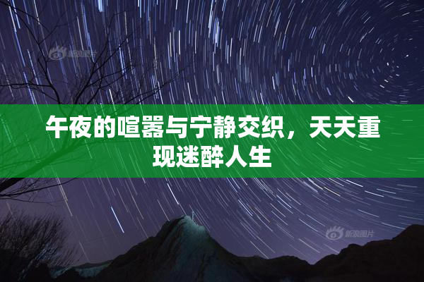 午夜的喧嚣与宁静交织，天天重现迷醉人生