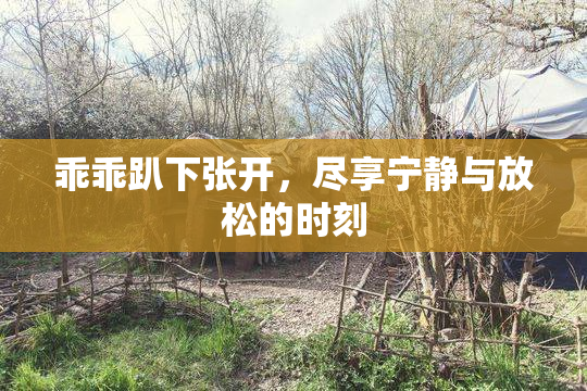 乖乖趴下张开，尽享宁静与放松的时刻