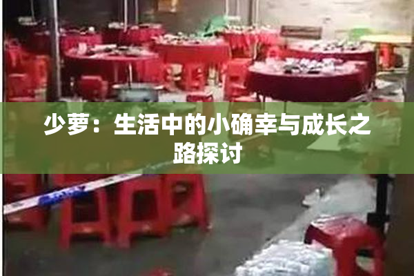 少萝：生活中的小确幸与成长之路探讨