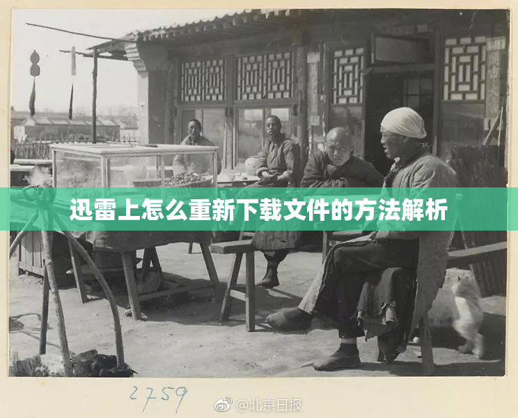 迅雷上怎么重新下载文件的方法解析