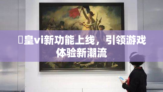 嘼皇vi新功能上线，引领游戏体验新潮流