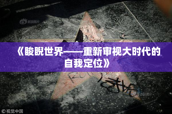 《睃睨世界——重新审视大时代的自我定位》
