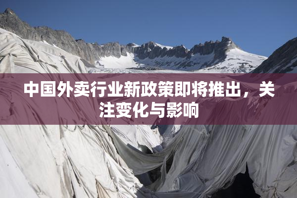 中国外卖行业新政策即将推出，关注变化与影响